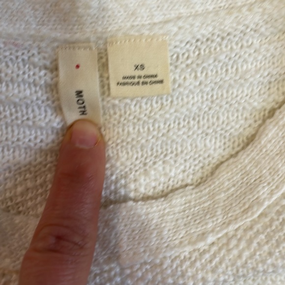 Moth. Sleeveless Sweater. Size xs - Picture 2 of 2